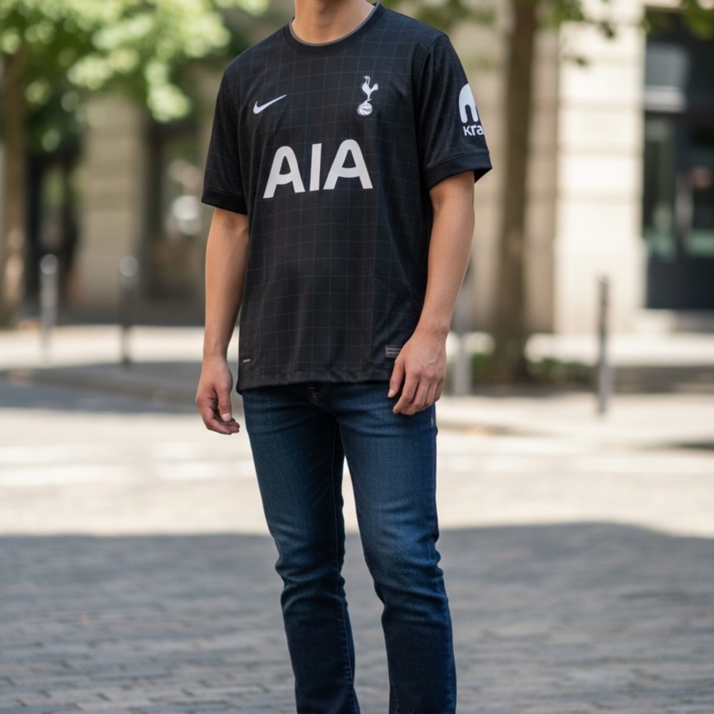 Nike Black Tottenham Hotspur Jersey
